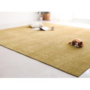 表情豊かな撥水機能付きシェニールラグ claro クラーロ　200&times;250cm[00]｜家具・インテリア雑貨　カグール