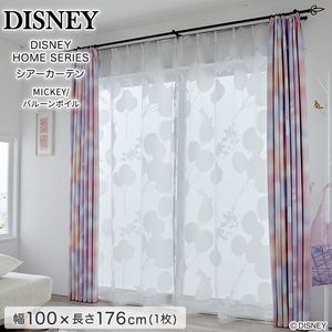 レースカーテン 100×176cm ディズニー カーテン レース 洗える PRINCESS 1枚入 おしゃれ ウォッシャブル リビング[03] 4,526円