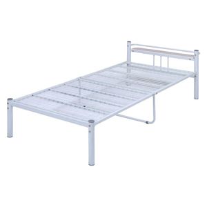 宮付 シングルベッド タンテ アイボリー （入数：1点）[09]｜家具・インテリア雑貨　カグール
