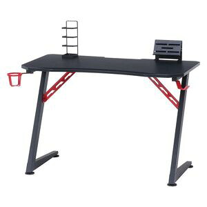 ゲーミングデスク レイズ レッド （入数：1点）[09]｜家具・インテリア雑貨　カグール