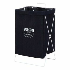 ランドリーボックス横型取手付デニム ネイビー （入数：6点）[09]
