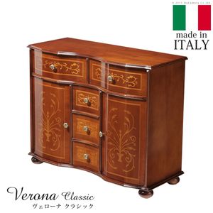 ヴェローナクラシック 丸脚リビング収納家具 イタリア共和国 調度品 ヨーロピアン アンティーク風【代引不可】 [11]