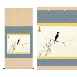 つばめ　幅54.5×高さ約115cm　速水御舟／はやみ ぎょしゅう　名画複製画 掛け軸 掛軸 [20]