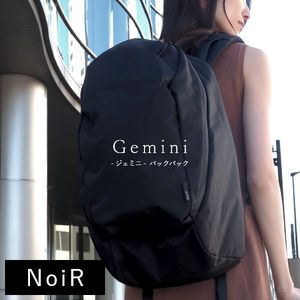 Gemini バックパック 22L 16インチ ビジネス リュック ブラック 通勤 通学 リュックサック 出張 海外 旅行 大きい 大容量 NoiR [32]