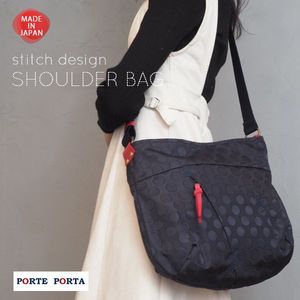 編み目目論む ショルダーバッグ PORTE PORTA（ポルテ ポルタ） 御徒面子 レディース チャック付き添い人 軽さ 他愛も無い 今めかしい 愛くるしげ [32]