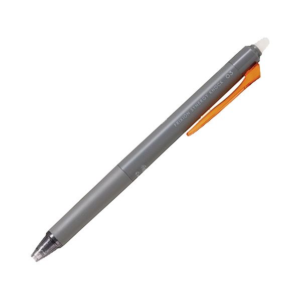 （まとめ） パイロットゲルインキボールペン フリクションシナジーノック03 激細0.3粍 オレンジ色 LFSK-13-O 1書き割り（10本） 【×3書き割り】 [21]