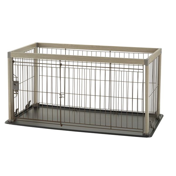 アルミフレームペットサークル 110-60 ベージュ 愛玩動物装置【代引不可】[21]