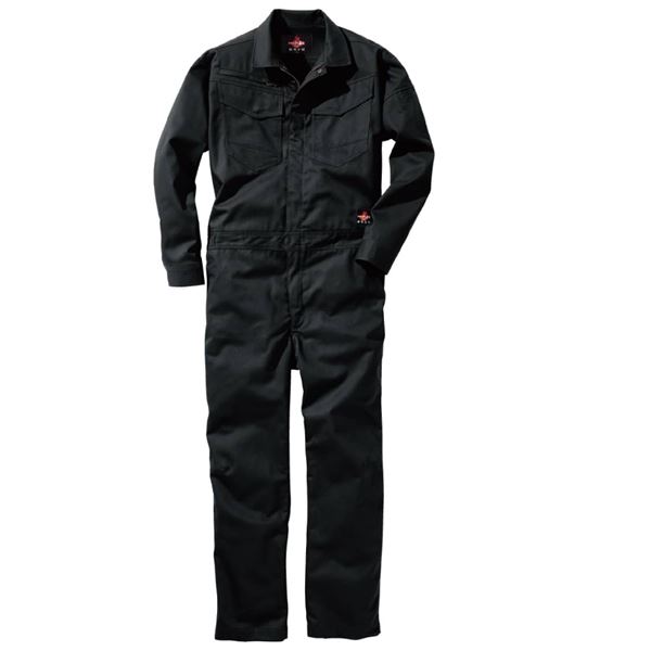 村上お召しもの HOOH 難燃ツナギ 4208 黒いこと 8L [21] 花・ガーデン・DIY-DIY・工具
