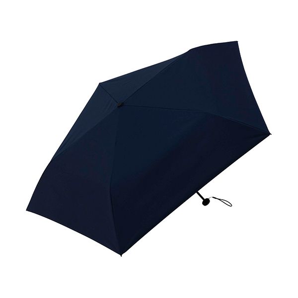 （まとめ） スギハラ ミニ折りたたみ傘 超軽量 晴雨兼用 TONICAL 55cm 無地 ネイビー 1本 【×2セット】[21]