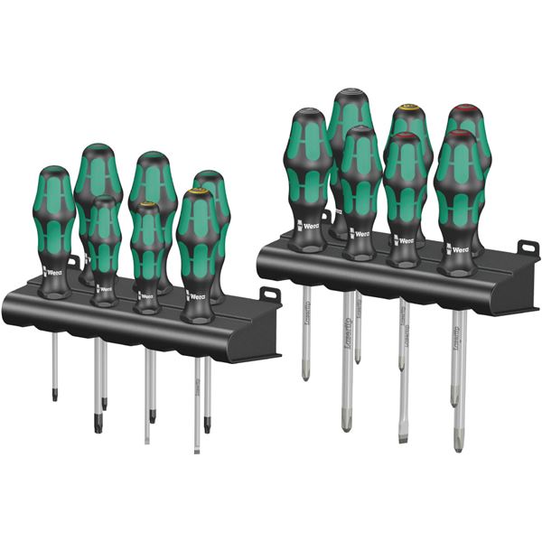 WERA ヴェラ 14本組 Kraftform Plusハンドル ドライバーセット ラック付 105630 工具 ツール DIY 作業工具 道具[21]