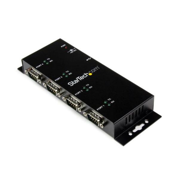 StarTech.com ウォールマウント型工業用 USB-4界面RS232C禾穀類取り替えっここしき ICUSB2324I 1個[21]