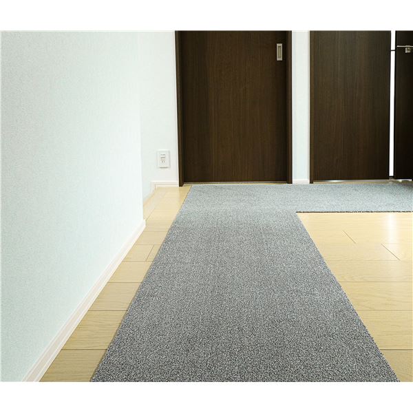 ラグタス 廊下敷マット GRY グレー 【約60×300cm】【代引不可】 [21]