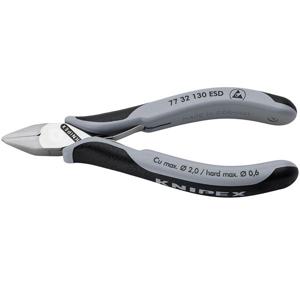 KNIPEX クニペックス 電子工学ニッパー ESD 全長130粍 7732-130ESD 物の具 物の具 DIY やり方物の具[21]