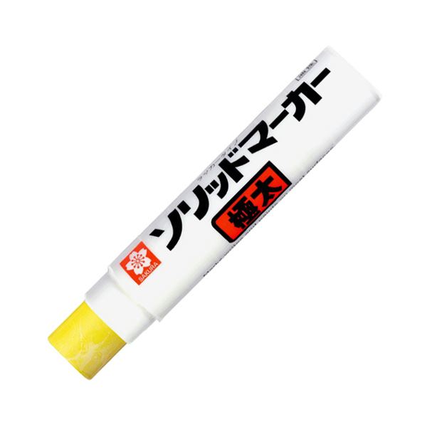 （まとめ）桜クレパス 油性マーカーソリッドマーカー 極太 黄味がかった SC-L#3 1本【×30書き割り】[21]
