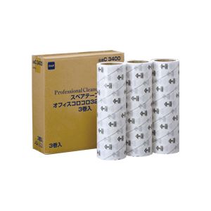 ニトムズ オフィスコロコロ スタンダード スペアテープ 幅320mm×40m巻 C3400 1パック(3巻)[21]