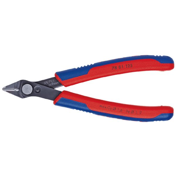 KNIPEX クニペックス エレクトロニクススーパーニッパー コンフォート 全長125mm 7881-125 工具 ツール DIY 作業工具[21]