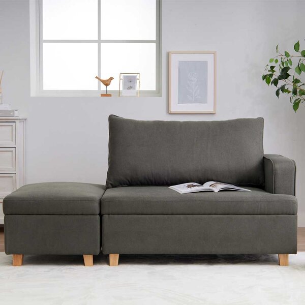 納める付オットマンカウチソファ 濃灰色薄墨色[21]