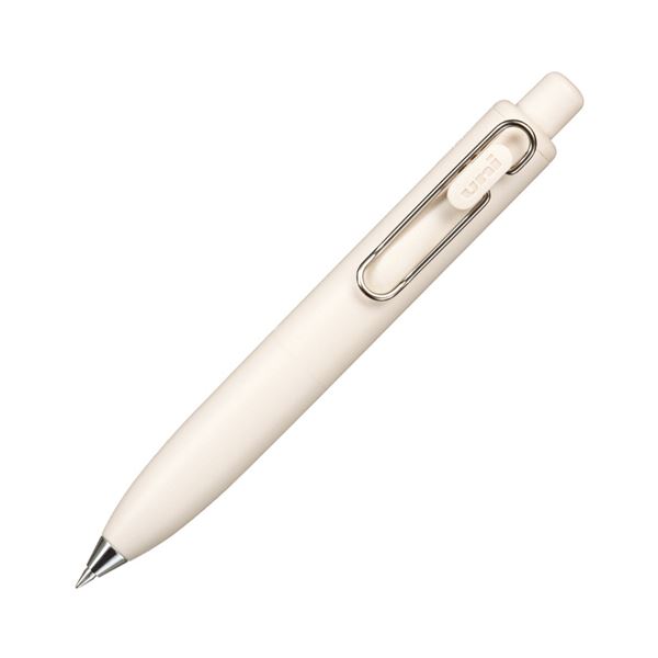 （まとめ） 三菱鉛筆ゲルインクボールペン ユニボール ワンP 0.5mm 黒 （軸色：ヨーグルト） UMNSP05.46 1本 【×10セット】 [21]