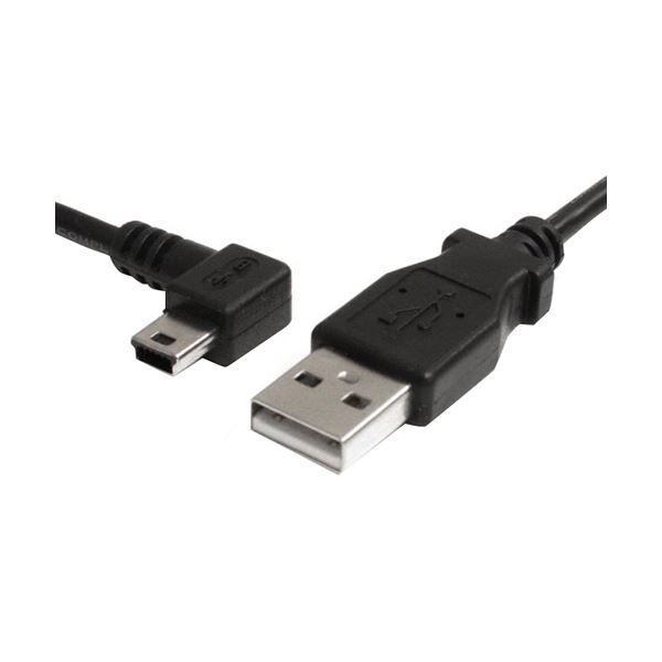 （まとめ） StarTech.com ミニUSBうつり変わり有線テレビ miniUSB左向きL型 91糎 USB A（牡）-USB mini-B（牡）黒いこと USB2HABM3天使の都市 1本 【×10仕掛ける】[21]