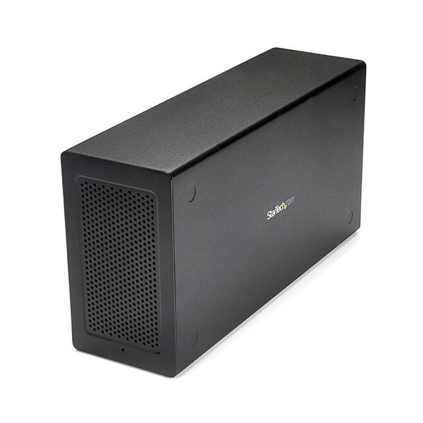 StarTech.com Thunderbolt 3繋ぎ合わせるPCIe外後ばらい入れもの 軽銀筐体 黒いこと 肺結核31PCIEX161台[21]