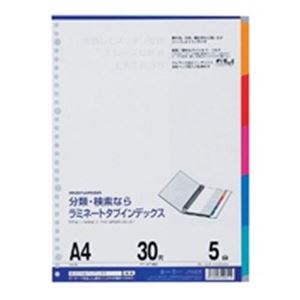 （まとめ）マルマン ラミネートタブインデックス LT4005 A4【×20書き割り】 [21]