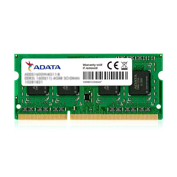 ADATA ノート用メモリ 4GB DDR3L-1600 PC3L-12800 204-Pin SO-DIMM 永久保証  ADDS1600W4G11-S 21 【祝開店！大放出セール開催中】