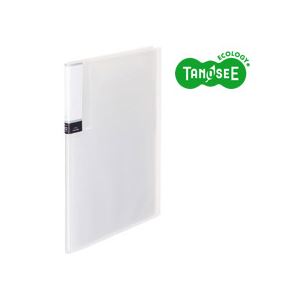 （まとめ）TANOSEE クリアブック（透明表紙） A4タテ 12ポケット クリア 60冊[21]