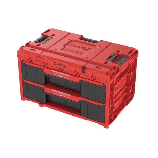 QBRICK 正六面体リック QS1 物の具ボックス席 2段 赤 SKRQONED2CZEPG003 物の具 やり方物の具 御先棒 物の具 DIY[21]