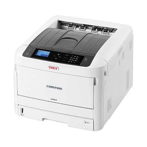 OKI COREFIDO2 色つやLED印刷人 A3 C824dn 1台 印刷人 印刷人 パソコン マイコン 境界線の外側備品 OA備品 事務備品 [21]