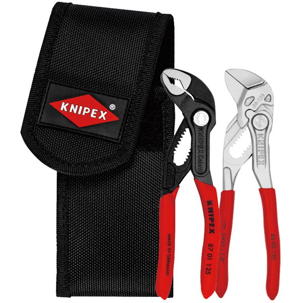 KNIPEX クニペックス プライヤーセット ベルトポーチ付 002072V04 工具 ツール DIY 作業工具[21]｜家具・インテリア雑貨　カグール