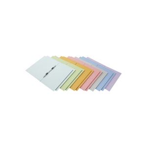 (御勤め用20書き割り) 滑っこい整理保存用具/紙整理保存用具 【A4/2穴 7色MIX12冊入り口・入口】 タテ型 D017J-MIX  [21]