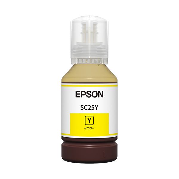 エプソンインクボトル イエロー 140mL SC25Y 1個[21]