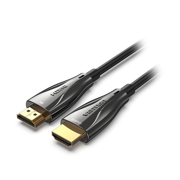 VENTION オプティカルHDMI Male to Male HDケーブル 8K対応 100M 亜鉛合金タイプ ブラック AL-1659[21]
