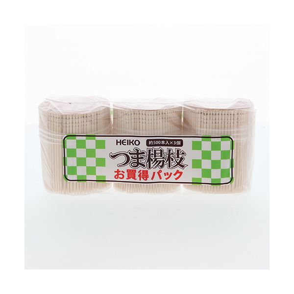 シモジマHEIKO つま楊枝 #004636308 1仕掛ける（120個：3個×40容器に並べる）[21]