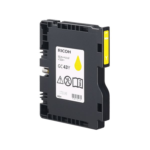 （まとめ） RICOH リコー 515949 SG薬莢 GC43Y 黄み（文句無し品） 【×3仕掛ける】 [21] PCサプライ・消耗品-インクカートリッジ
