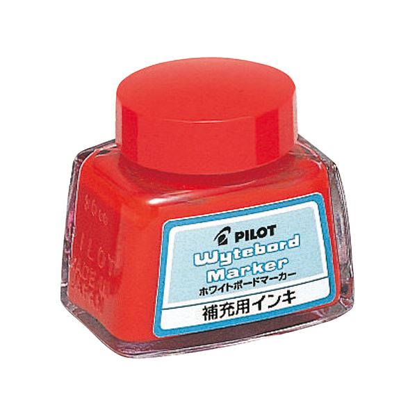 パイロットホワイトボードマーカー補充インキ 30ml レッド WBMA-40RF-R 1セット(10個)[21]