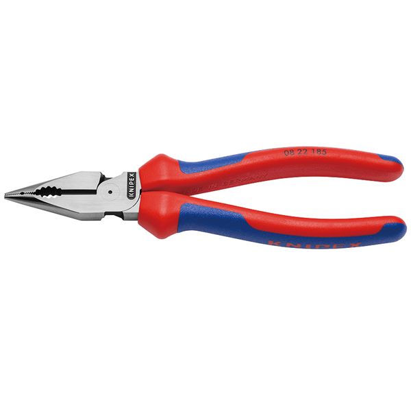 KNIPEX クニペックス ニードルノーズペンチ コンフォート 大きさ185×85×23粍 容器に並べる入 0822-185SB 物の具 物の具 DIY やり方物の具[21]