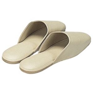 ニッポン家庭用スリッパ 抗菌限りないH家庭用スリッパ 34858-2BE 10足 [21] スリッパ・ルームシューズ-生活雑貨