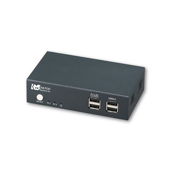 ラトックシステム デュアルディスプレイ対応 HDMIパソコン切替器 RS-250UH2 [21]