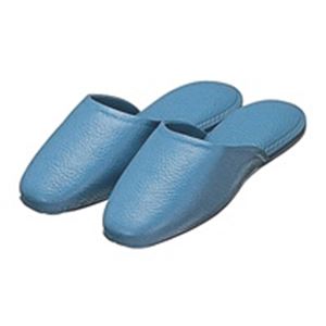 ニッポン家庭用スリッパ 抗菌限りないH家庭用スリッパ 34858-5BL 10足 [21] 日用品雑貨・文房具・手芸-生活雑貨