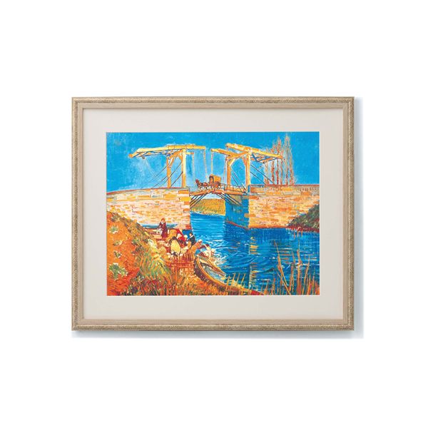 フィンセント・ウィレム・ファン・ゴッホ（Vincent Willem van Gogh)名画額 F6アルルのはね橋[21]｜家具・インテリア雑貨　カグール
