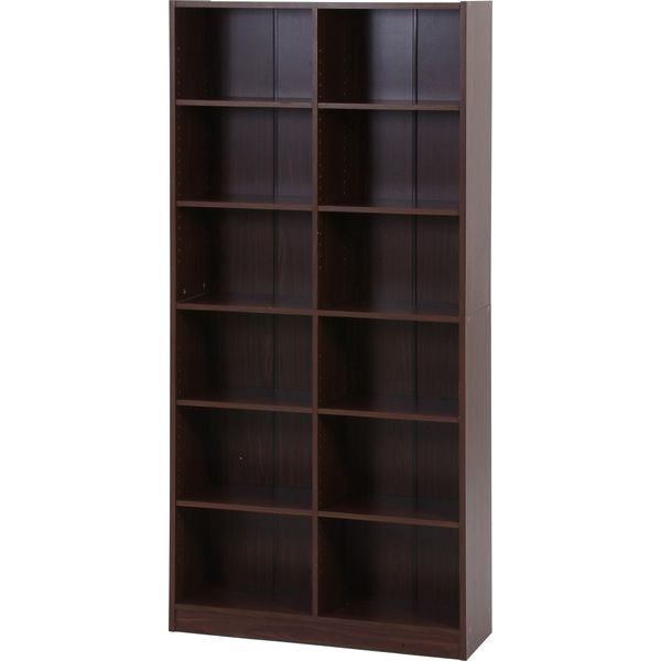 ワイドシェルフ ブラウン 組立品【代引不可】 [21]