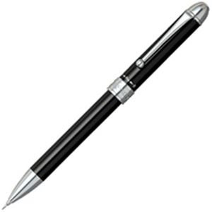 （まとめ）プラチナ万年筆 ダブル3行動 MWB-1000C#1 黒【×5書き割り】 [21]