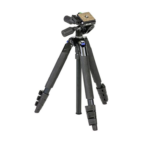 スリック SLIK スプリント S110 縮長360mmと持ち運び時の短さを重視した20mmアルミパイプ4段ショート三脚 KEN07096[21]