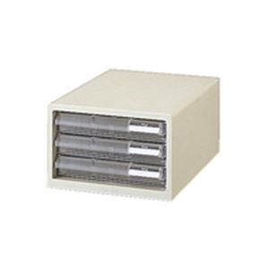 （まとめ）付け加える 雁の便り入れもの LC-103A A4 浅3 白いこと【×2仕掛ける】 [21] オフィス家具-インテリア・寝具・収納-その他