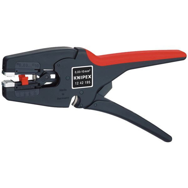 KNIPEX クニペックス 針金ストリッパ マルチストリップショー10 全長195粍 1242-195 物の具 物の具 DIY やり方物の具[21]