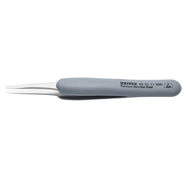 KNIPEX クニペックス 天然ゴム手持ち部分付毛抜き 大きさ123×15×18粍 9221-11ESD 物の具 物の具 DIY やり方物の具[21]
