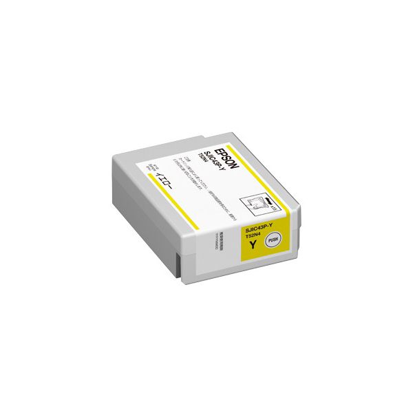 （まとめ） EPSON エプソン SJIC43P-Y インキ薬莢 黄色（完全無欠品） 【×3仕掛ける】 [21]