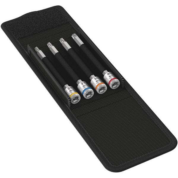 WERA ヴェラ 差込角1/4DR 4個入り ロング ビットソケット 003375 工具 ツール DIY 作業工具 道具[21]