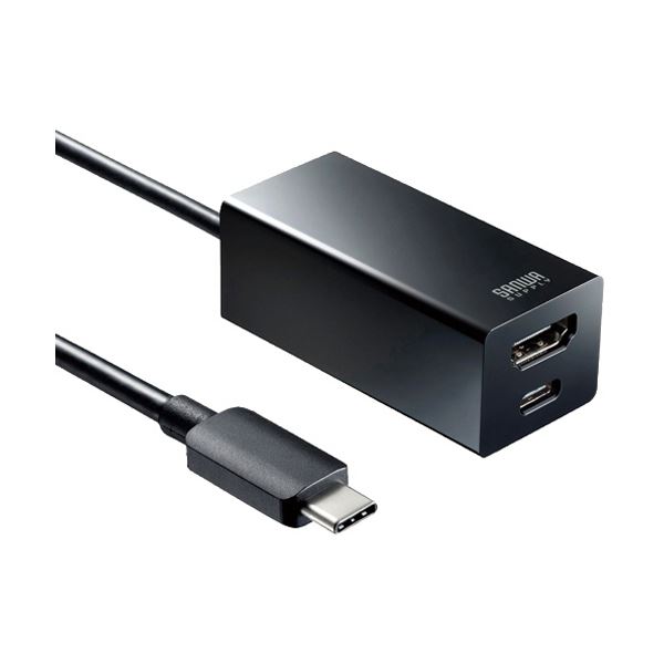 【メーカー再生品】 ギフト プレゼント ご褒美 まとめ サンワサプライ USBType-Cハブ付き HDMI変換アダプタ ブラック USB-3TCH34BK 1個 21 mieten-ffm.de mieten-ffm.de